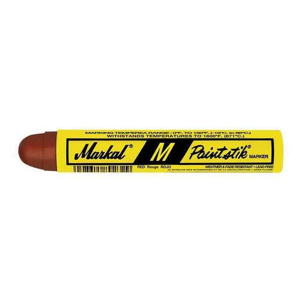 Markal Paint Crayon, Large Tip, Red Color Family, 12 PK 81922