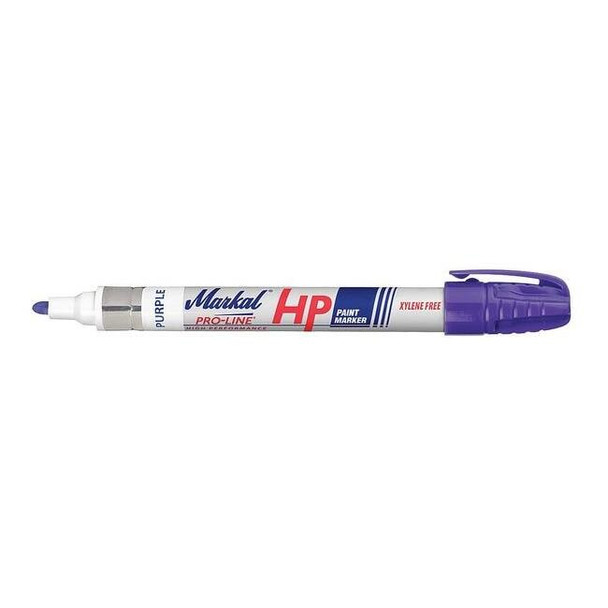 Markal Paint Marker, Medium Tip, Purple Color Family, Paint 96974