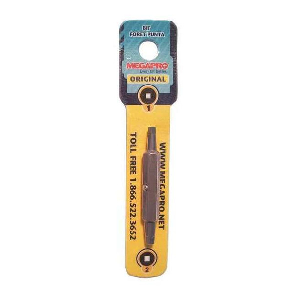 Megapro Screwdriver Replacement Bit, Square SD1-2-C-B