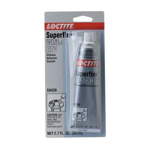 Loctite Sealant, 85 g, Tube, Whites, Silicone Base 135506