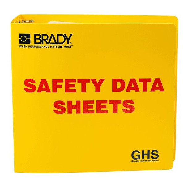 Brady Binder, Safety Data Sheets, 11 3/4 in W, 11 5/8 in H 121184