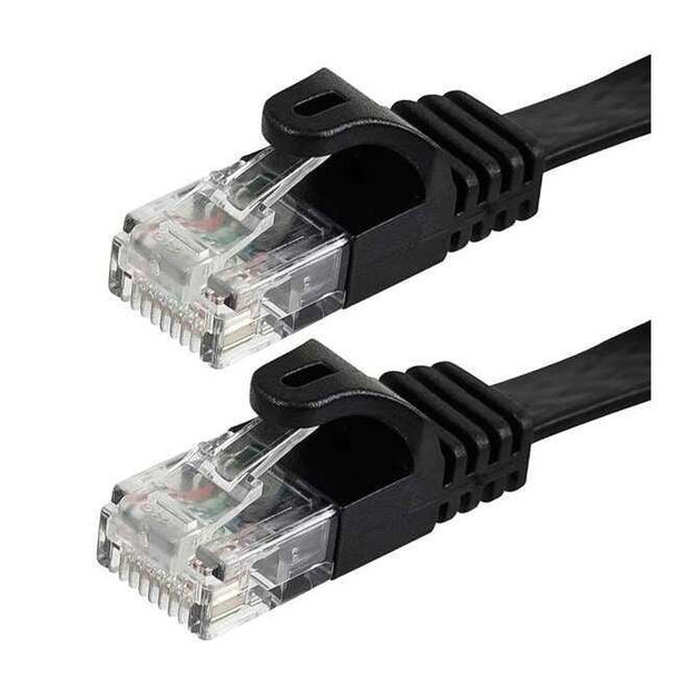 Monoprice Patch Cord,Cat 5e,Flexboot,Black,7.0 ft. 9549
