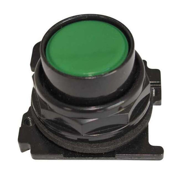 Eaton Non-Illum Push Button Operator,Green E34PB3