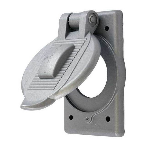 1 Gang -Gang Vertical Weatherproof Cover, ,Cast Aluminum