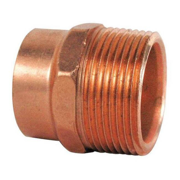Nibco 1-1/4" NOM C x 1-1/4" MNPT Copper Adapter 904 11/4