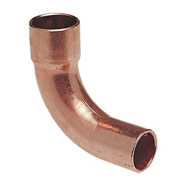 Nibco 5/8" NOM FTG Copper 90 Degree Long Radius Elbow 60722LT 5/8