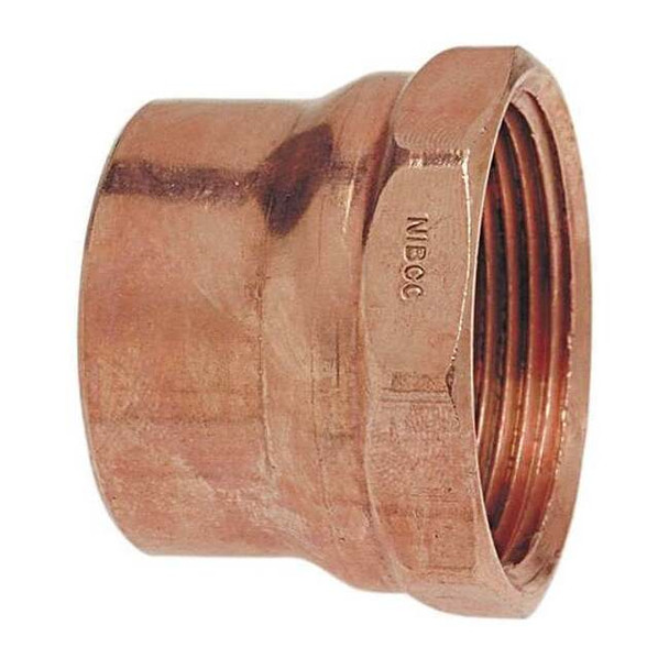 Nibco Straight, Copper, Cup 2 in, FNPT 2 in 903 2