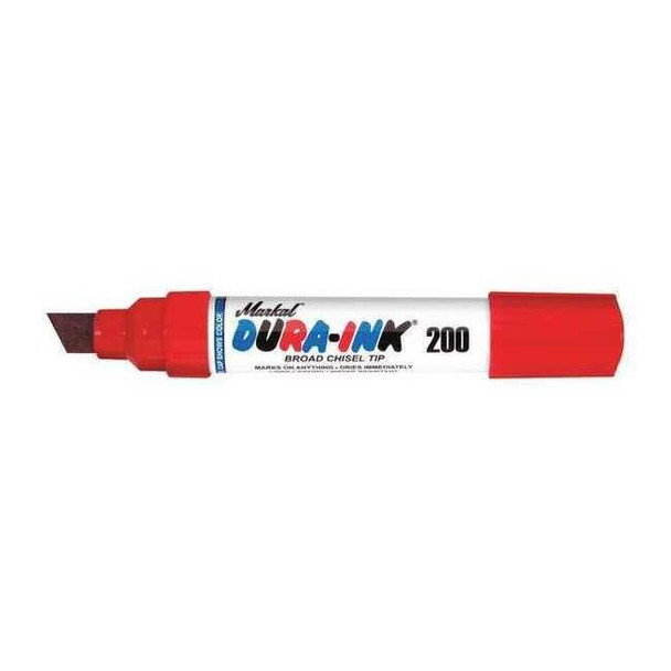 Dura-Ink Industrial Marker, Extra Large Tip, Red Color Family, Ink 96916