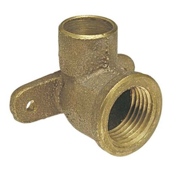 Nibco Elbow, Bronze, Cup 1/2 in, FNPT 3/8 in 707-3-5R-LF 1/2X3/8