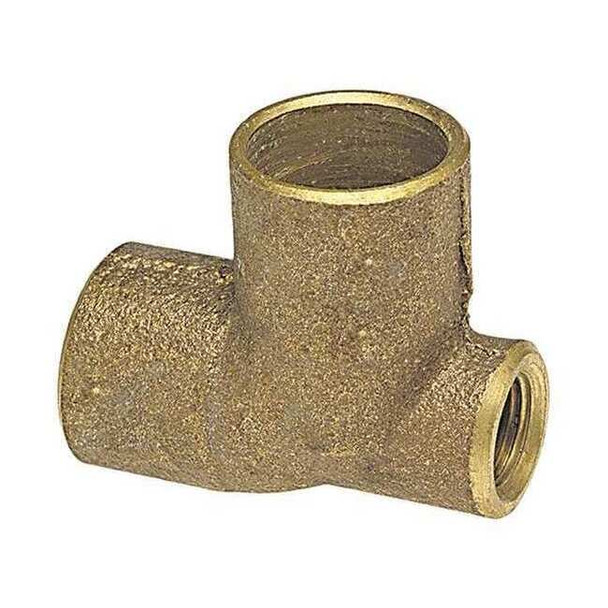 Nibco Elbow, Bronze, Cup 3/8 in, FNPT 3/8 in 707-3-LF 3/8
