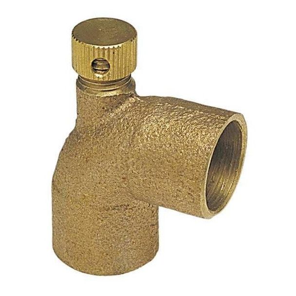 Nibco Elbow, Bronze, Cup 3/4 in, FTG 3/4 in 705D 3/4
