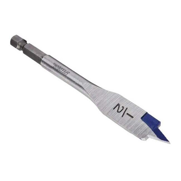 Irwin Spade Blade Drill,1/2in,Carbon Steel 87908