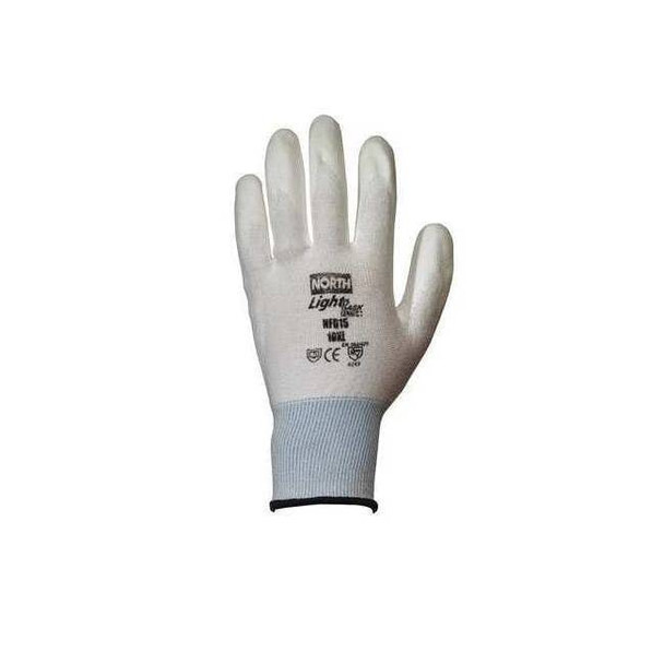 Cut Resistant Coated Gloves, Cut Level 2 ,Nitrile ,Black, White ,XL 1 PR