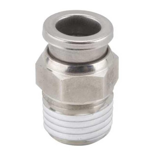 Smc 1/4" Tube x MNPT SS Male Adapter KQG2H07-N02S