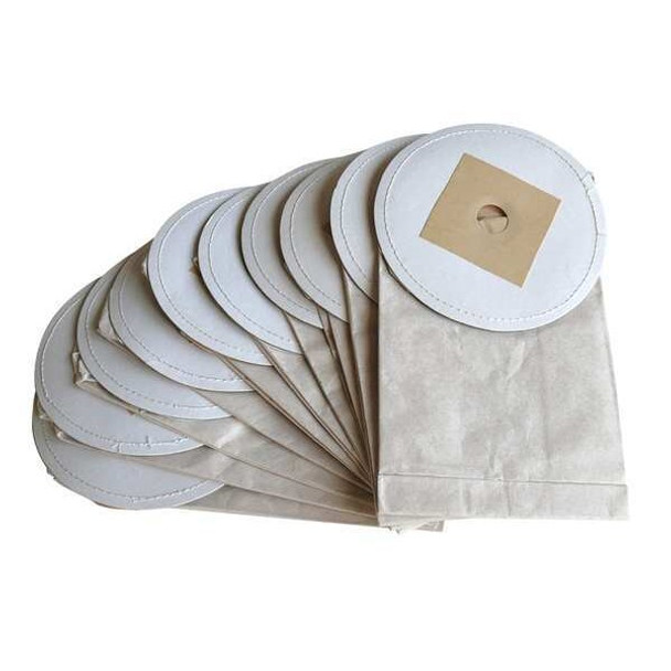 Metrovac Vacuum Bag, 2-ply, Disposable, 13.00Lx1.00Hx6.00W In., 10 PK 120-024989