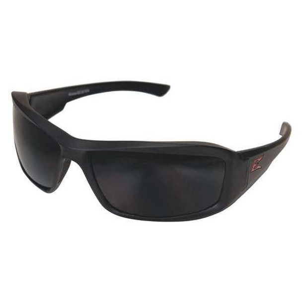 Brazeau, Safety Glasses, Anti-Scratch, Gray Lens, Black Frame, Full-Frame