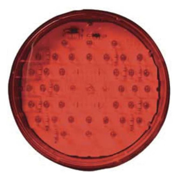 Maxxima Stop/Tail/Turn Light,LED,Red,Round,4 Dia M42100R