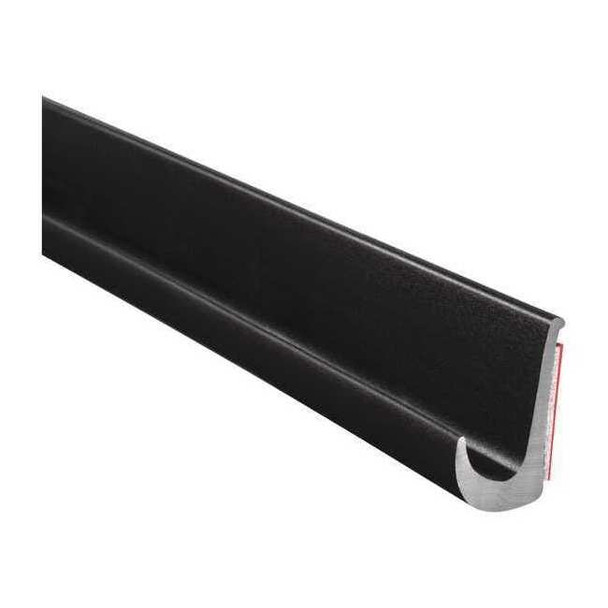 Trim-Lok Black Polyvinyl Chloride Drip Rail 25 ft L, 7/8 in W, 1/2 in H DRB-25