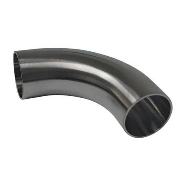 Manufacturer Varies 1-1/2" Butt Weld T304 SS Long Tangent 90 Degree Elbow E2S1.5