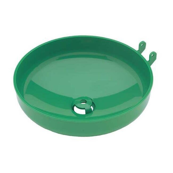 Receptor/Bowl, Plastic, Green, For Use With, Eye/Face Wash Station, Eyewash