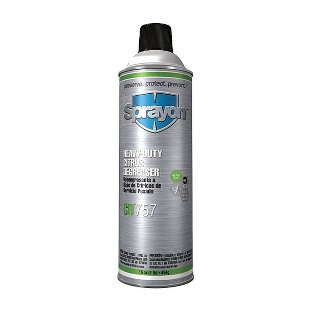 Sprayon Degreaser,Citrus Scent,16 oz,Aerosol Can SC0757000 Sprayon Degreaser,Citrus Scent,16 oz,Aerosol Can SC0757000