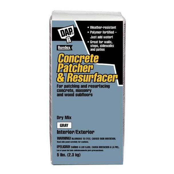Dap Concrete Repair Compound, Box, Gray, Concrete Patcher & Resurfacer 10466