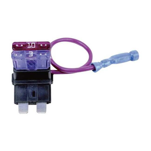Battery Doctor Dual Fuse Holder,Black; Red,Plug-In 30003