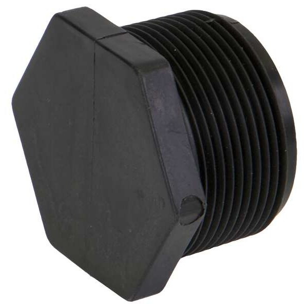 Banjo Plug, Polypropylene, 1-1/2", Schedule 80, 300 psi Max Pressure PLUG150
