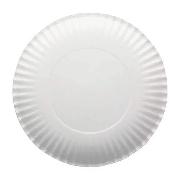Manufacturer Varies Paper, Plate, Round, 9", White, PK1000 13109