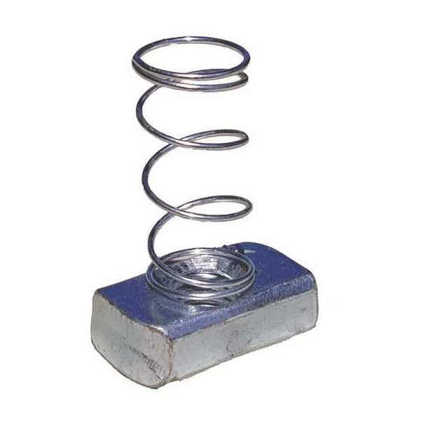 Manufacturer Varies Channel Spring Nut,5/16 In,Silver,PK25 V200 5/16