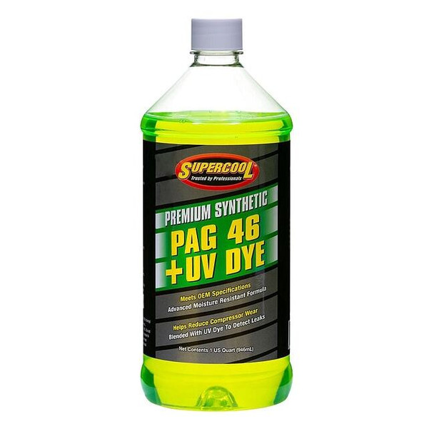 A/C Compressor PAG Lubricant, w/UV Dye Plastic Bottle Red/Yellow Tint
