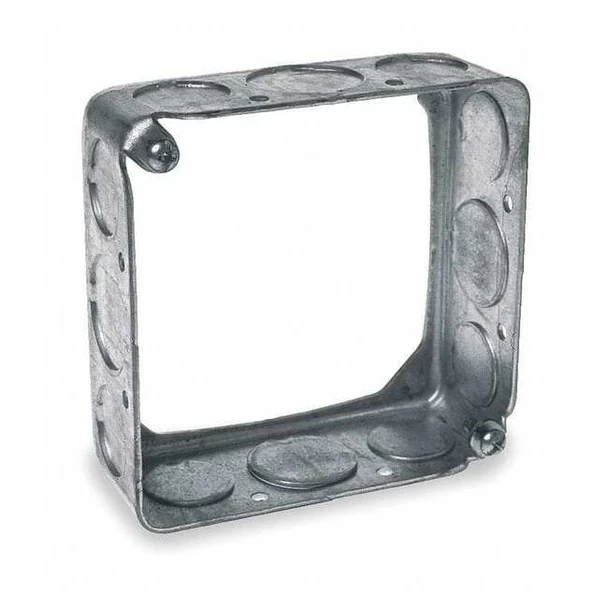 Raco Extension Ring, 2 Gangs, Galvanized Steel, 1-1/2 in D, 4 in W, 4 in L 203