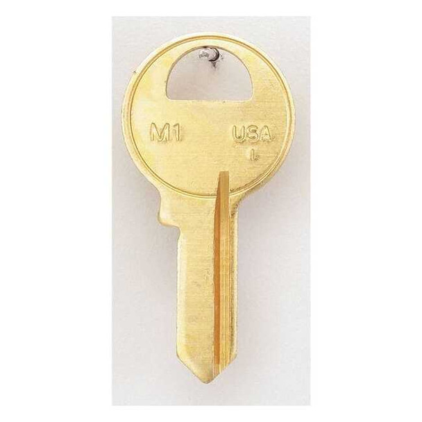 Kaba Ilco Key Blank,Brass,Type 1092,4 Pin,PK50 M1-BR