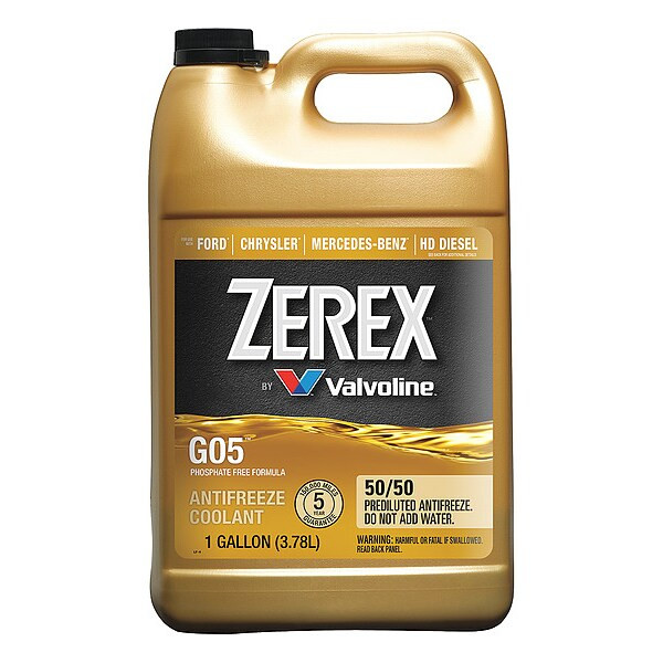 Zerex Antifreeze Coolant,1 gal.,RTU ZXGO5RU1