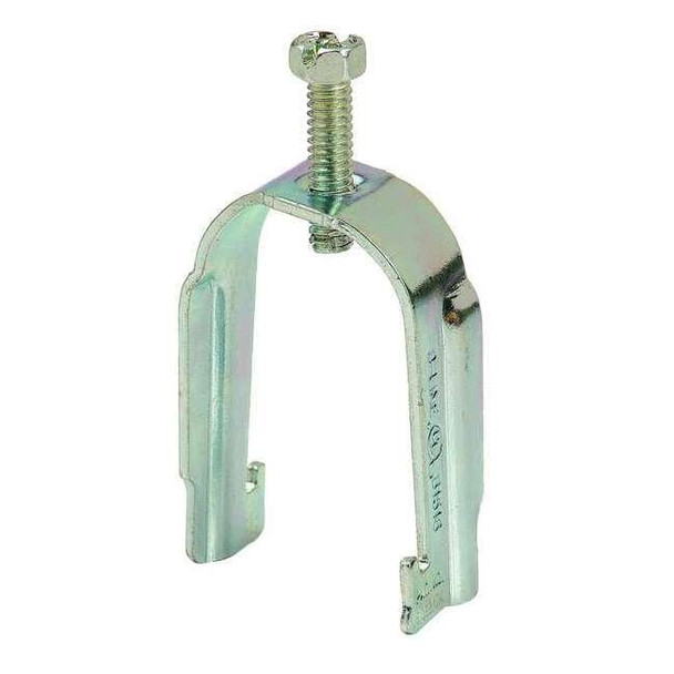 Eaton B-Line Clamp, Conduit; EMT; Strut Use, 3/4 in, Steel, Galvanized B1512