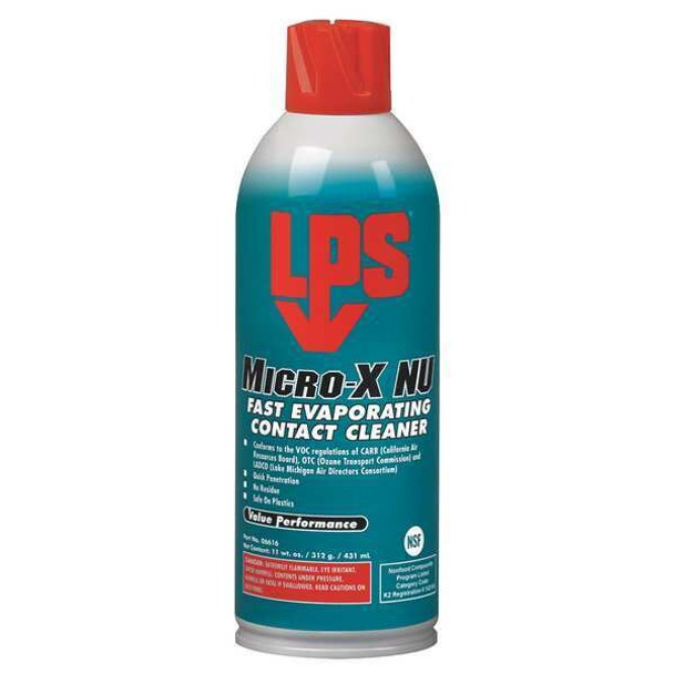 Lps Contact Clnr,Spray Can,11oz,MicroX NU 06616 Lps Contact Clnr,Spray Can,11oz,MicroX NU 06616