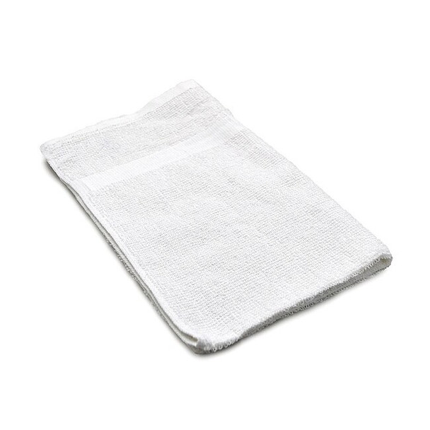 R & R Textile Hand Towel, 16x27 In., White,PK12 51620