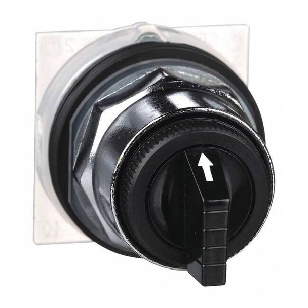 Schneider Electric ShortHandleSelectorSwitch,Blk,3Pos,30mm 9001KS53B