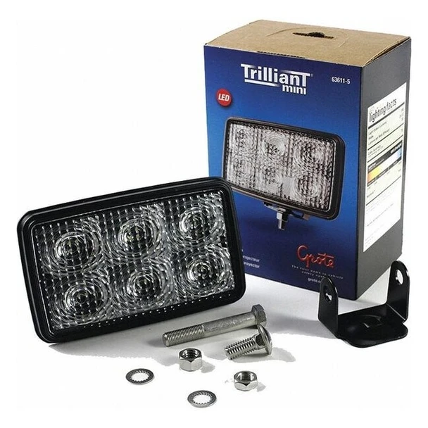 Grote FloodLight,700lm,Rectangular,LED,3-5/8"H 63611-5