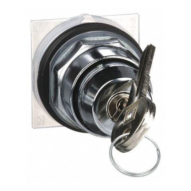 Schneider Electric Non-Illum Selector Swtch,30mm,2 Pos,Keyd 9001KS11K1