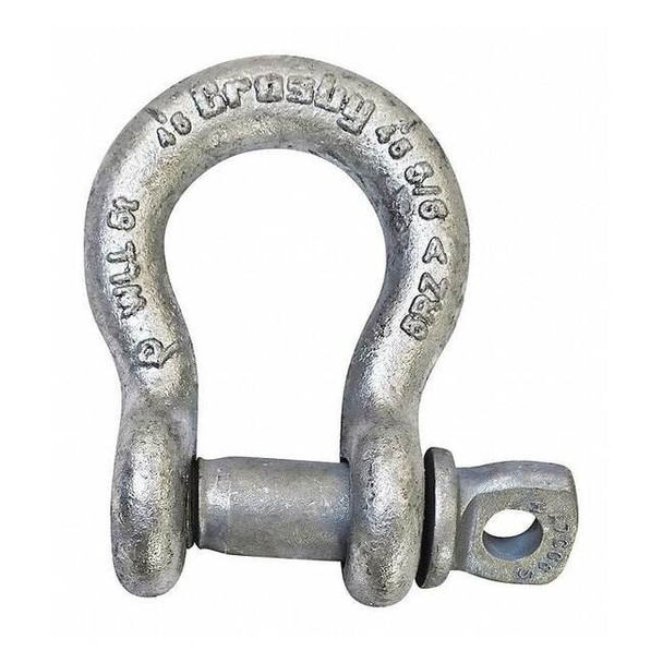Crosby Shackle,5/8 in.,10,000 lb.,Screw Pin 1017516