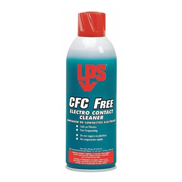 Lps Contact Cleaner, 11 oz, Aerosol Spray Can, Liquid 03116