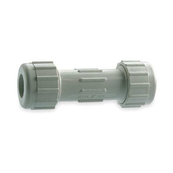 Manufacturer Varies PVC Coupling, Compression, 1-1/2 in Pipe Size 160-107
