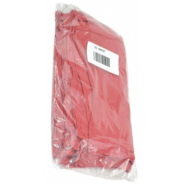 Manufacturer Varies New Cotton Shop Towels, Red, 12 in x 12 in, PK25 21820