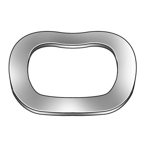 Wave Washer, Fits Bolt Size #10 18-8 Stainless Steel, Passivated Finish, 10 PK