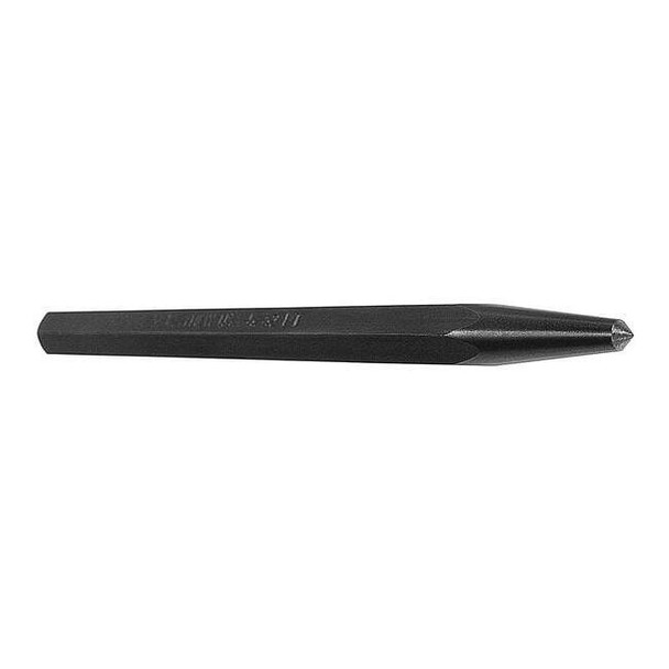 Mayhew Center Punch, Steel, 4-1/2in.L, 5/32in. Tip 74001