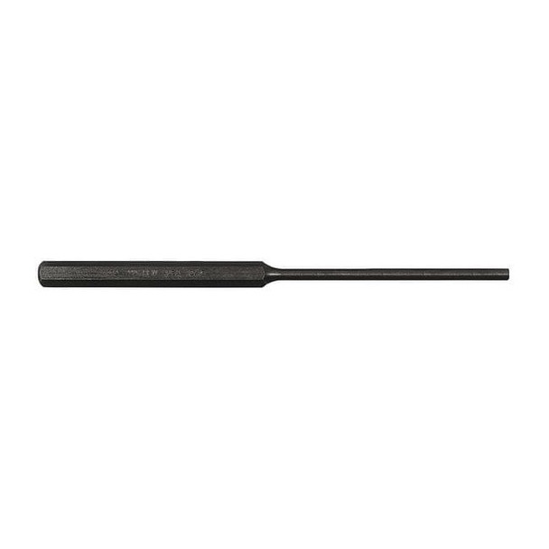 Mayhew Pin Punch,Steel,7-7/8in.L,3/16in. Tip 71501