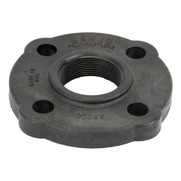 Banjo Flange, Polypropylene, 2", Schedule 80, 150 psi Max Pressure AF200