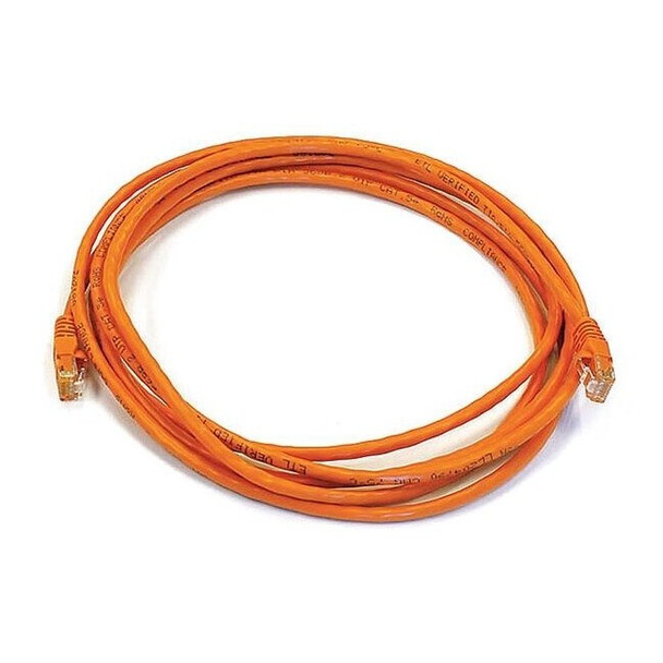 Monoprice Patch Cord,Cat 6,Booted,Orange,10 ft. 3439