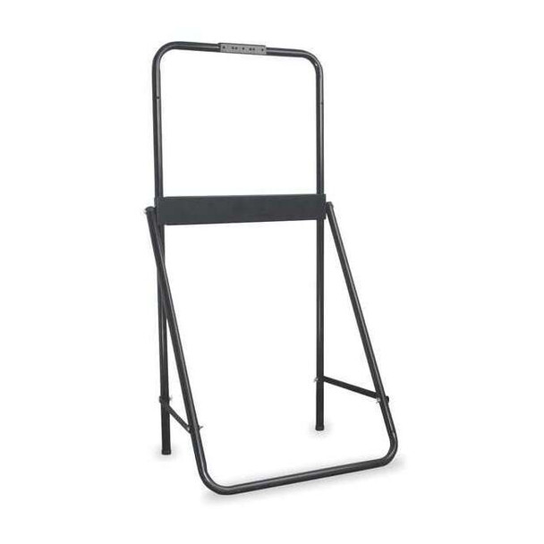 Emergency Eyewash Station Stand, Steel, Black